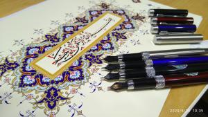 Arabic calligraphy marker Pen Oblique Tip Italic Manuscript left oblique nib (Thuluth, Naskh, Dewani)