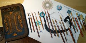 Arabic Calligraphy Khattat Set Handam,Bamboo,Reed,Jawi,Acrylic Omadhoo Maldives